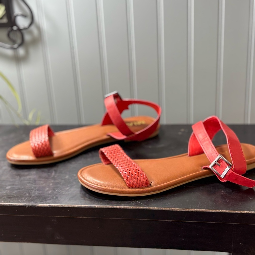 Mia Red Brown Calista Sandal Size 10 - Picture 3 of 7